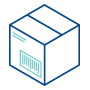 Parcel Solutions icon, insulated shipping container, insulated box, insulated packaging